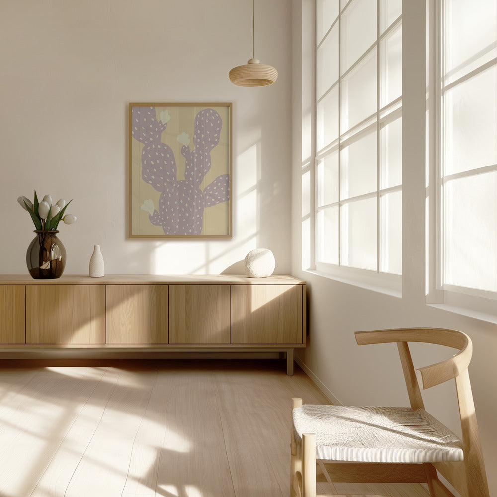Cactus Yellow Poster